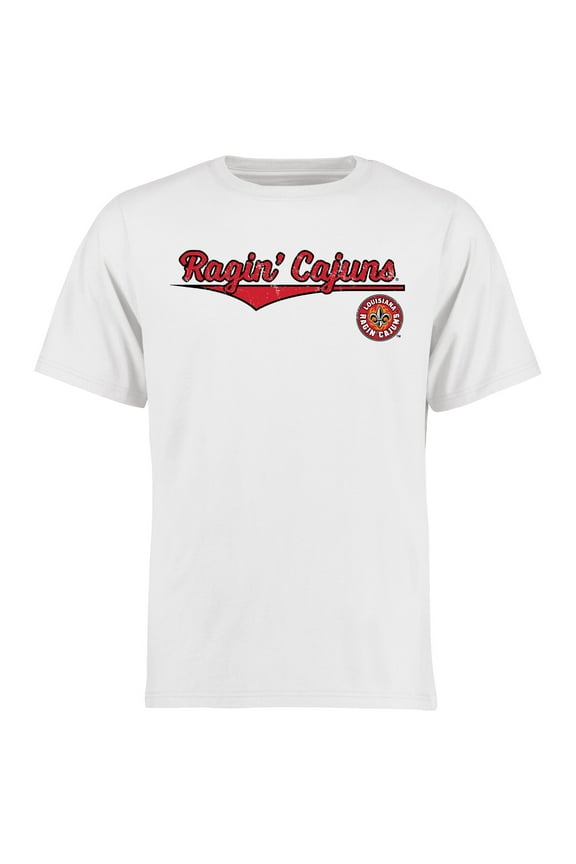 Men's White Louisiana-Lafayette Ragin Cajuns American Classic T-Shirt