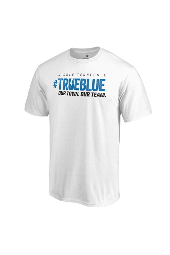 Men's White Middle Tennessee State Blue Raiders Alternate Logo One T-Shirt