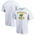 thumbnail image 1 of Men's White Minnesota Wild Special Edition Victory Arch T-Shirt, 1 of 3