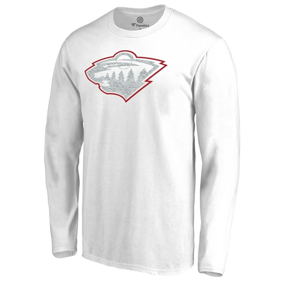 Men's White Minnesota Wild White Out Long Sleeve T-Shirt
