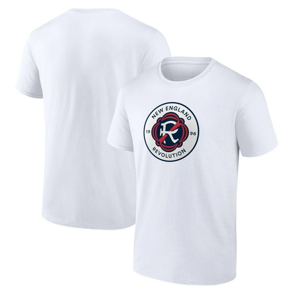 Men's White New England Revolution Logo T-Shirt