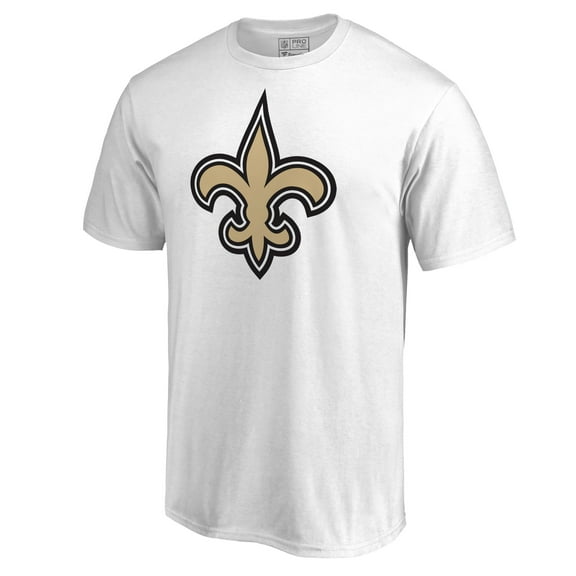 Men's White New Orleans Saints Primary Logo T-Shirt