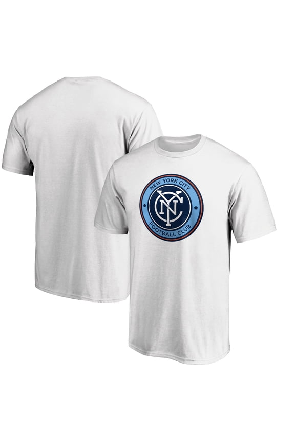 Men's White New York City FC Logo T-Shirt