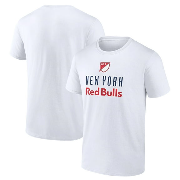 Men's White New York Red Bulls Shielded T-Shirt