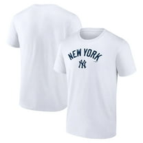 Men's White New York Yankees Team Lockup T-Shirt
