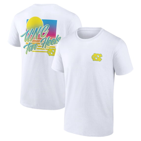 Men's White North Carolina Tar Heels High Hurdles T-Shirt
