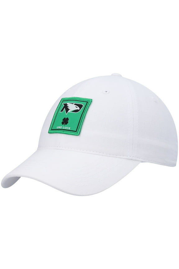Men's White North Dakota Dream Adjustable Hat