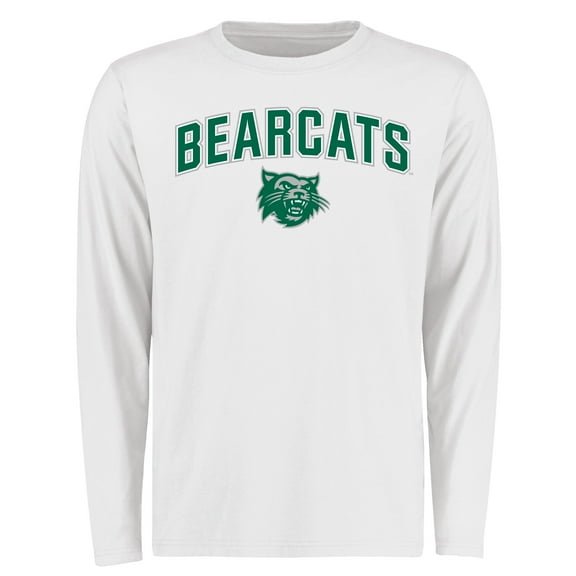 Men's White Northwest Missouri State Bearcats Proud Mascot Long Sleeve T-Shirt