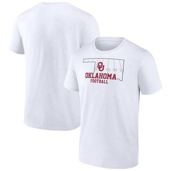 Men's White Oklahoma Sooners State Field T-Shirt