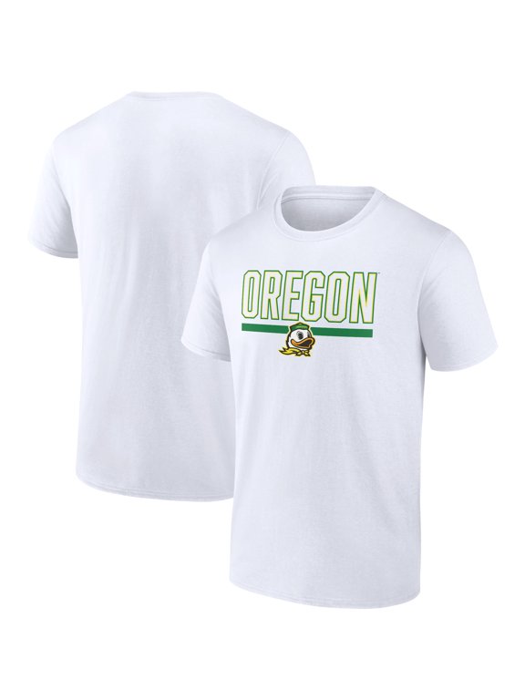 Men's White Oregon Ducks Classic Inline Team T-Shirt