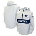 thumbnail image 1 of Men's White Penn State Nittany Lions Alpha Anorak Half-Zip Pullover Jacket, 1 of 3