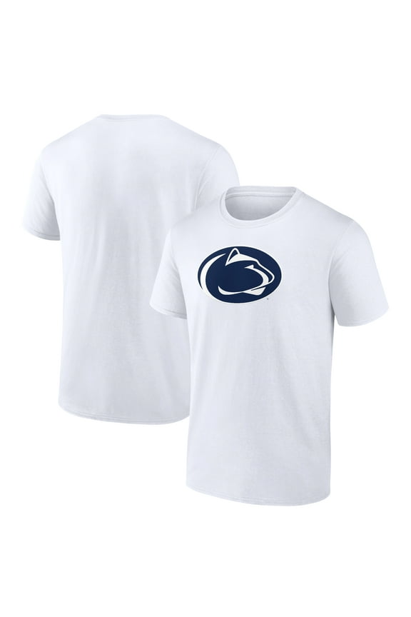 Men's White Penn State Nittany Lions Primary Team Logo T-Shirt
