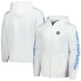 thumbnail image 1 of Men's White Philadelphia Union Graffiti Full-Zip Hoodie Windbreaker Jacket, 1 of 3