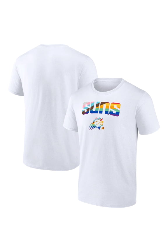 Men's White Phoenix Suns Pride T-Shirt