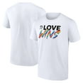 thumbnail image 1 of Men's White Pittsburgh Penguins Love Wins T-Shirt, 1 of 3