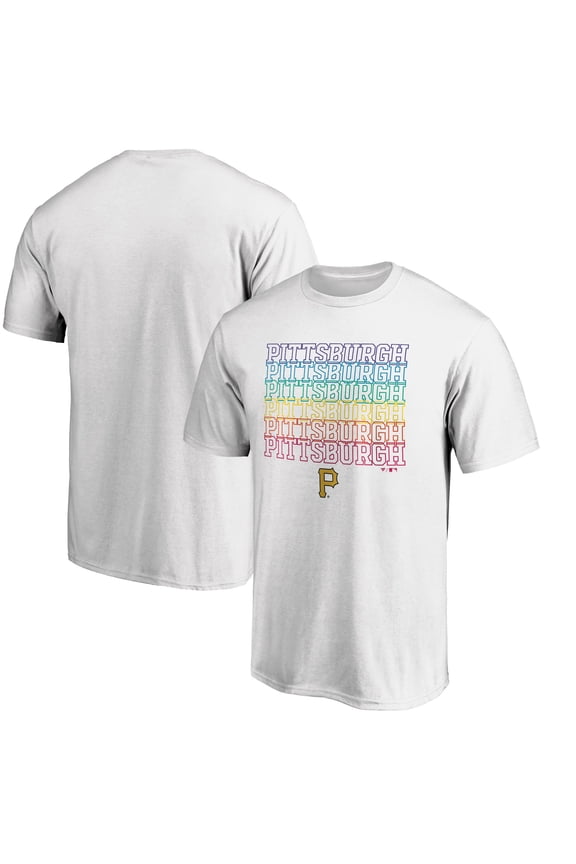 Men's White Pittsburgh Pirates City Pride T-Shirt