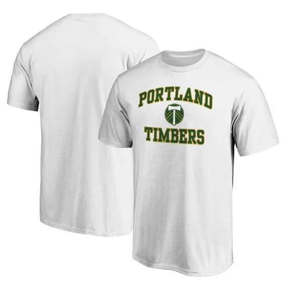 Men's White Portland Timbers Heart and Soul T-Shirt