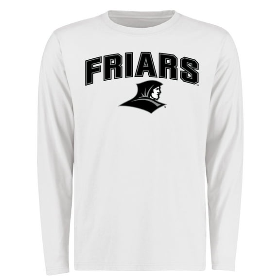 Men's White Providence Friars Proud Mascot Long Sleeve T-Shirt