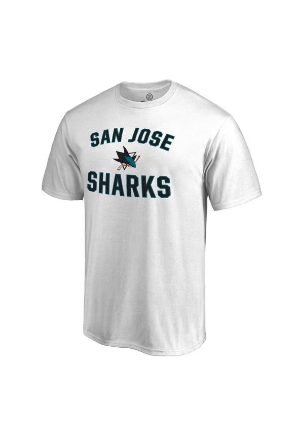 Men's White San Jose Sharks Victory Arch T-Shirt