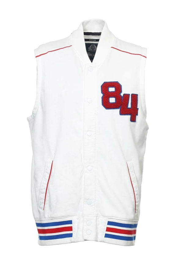 Men's White Sports Vest
