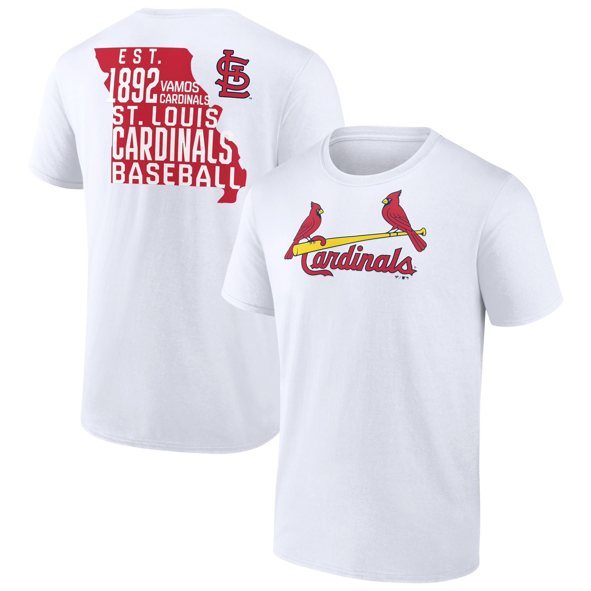 Cardinal Store Men's White St. Louis Cardinals Team Hot Shot T-Shirt - Walmart.com