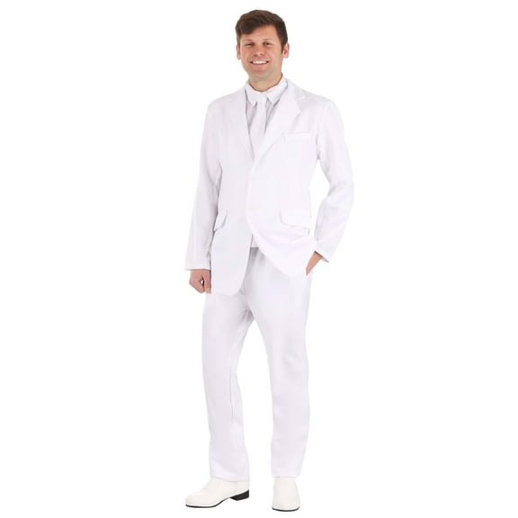Men's White Suit Costume