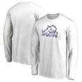 thumbnail image 1 of Men's White TCU Horned Frogs Primary Logo Long Sleeve T-Shirt, 1 of 3