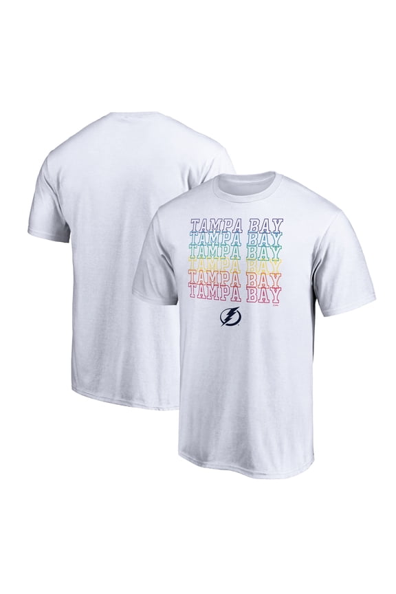 Men's White Tampa Bay Lightning City Pride T-Shirt