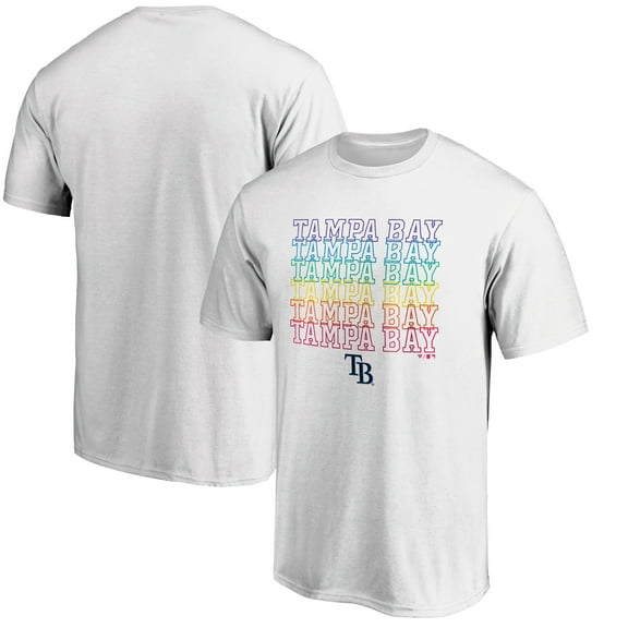 Men's White Tampa Bay Rays City Pride T-Shirt