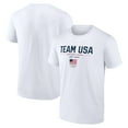 thumbnail image 1 of Men's  White Team USA 2024 Olympics Gold Medal T-Shirt, 1 of 3