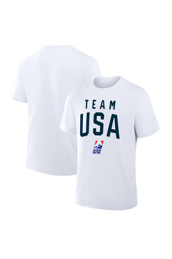 Men's White Team USA Prime Figure Skating Legacy T-Shirt