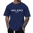 thumbnail image 1 of Men's White Tee Shirts Crew Neck Summer Basic Look Men's Graphic Print T Shirts Casual Short Sleeve Tee For Daily Wear Comfortable Breathable Soft Fabric Trendy Stylish Top For Spring Summer Fall, 1 of 4