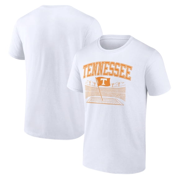 Men's White Tennessee Volunteers Flag Plant T-Shirt