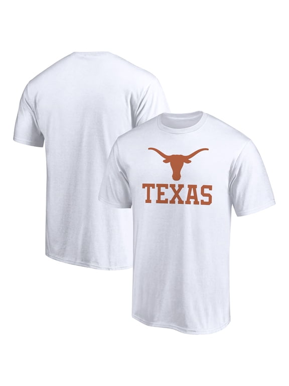 Men's White Texas Longhorns Lockup Team T-Shirt