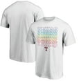 thumbnail image 1 of Men's White Texas Rangers City Pride T-Shirt, 1 of 3