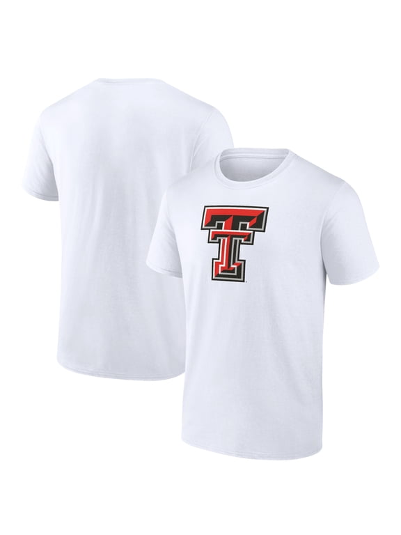 Men's White Texas Tech Red Raiders Logo T-Shirt
