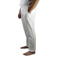 thumbnail image 1 of Men's White Thobe Kurta Pants Serwal Pajama Scrubs Adjustable Drawstring Waist Size 24 - 28, 1 of 4