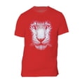 thumbnail image 1 of Men's White Tiger Short-Sleeve T-Shirt - Red - X-Large, 1 of 1