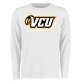 thumbnail image 1 of Men's White VCU Rams Primary Logo Long Sleeve T-Shirt, 1 of 2