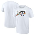 thumbnail image 1 of Men's White Westchester Knicks Love Wins T-Shirt, 1 of 3
