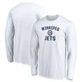 thumbnail image 1 of Men's White Winnipeg Jets Victory Arch Long Sleeve T-Shirt, 1 of 3