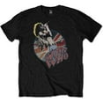 thumbnail image 1 of Men's Who Roger Vintage Pose Slim Fit T-shirt XX-Large Black, 1 of 3