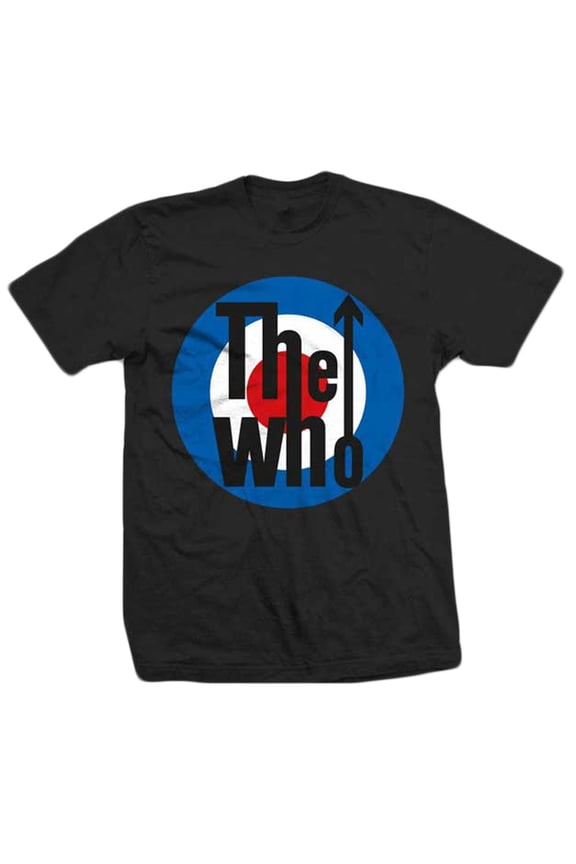 Men's Who The Who Classic Target Logo Tee T-shirt Small Black