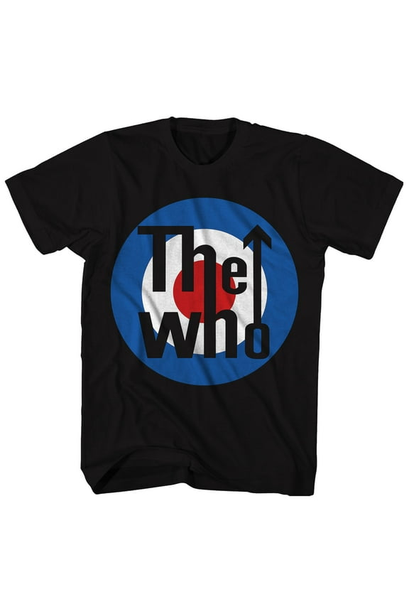 Men's Who The Who Classic Target Logo Tee T-shirt XX-Large Black