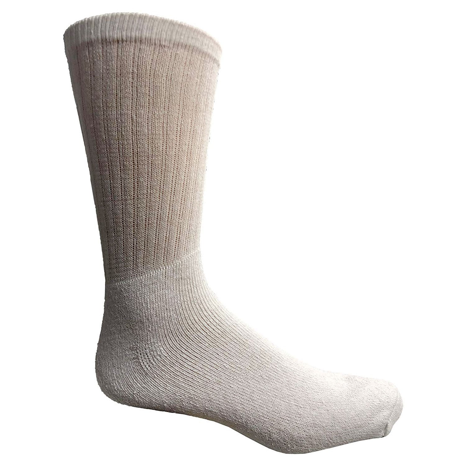 Men's Wholesale King Size Cotton Crew Socks Plus Size Athletic Socks