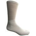 thumbnail image 1 of Men's Wholesale King Size Cotton Quarter Ankle Socks - Plus Size White USA Ankle Socks For Men - 13-16 - 24 Pack, 1 of 2