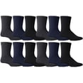 thumbnail image 1 of Men's Wholesale Thermal Winter Socks - Heavy Camping Boot Socks For Men - 10-13 - Assorted - 48 Pack, 1 of 4