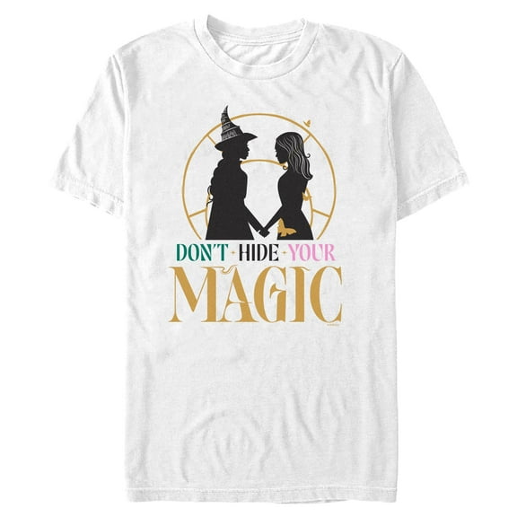 Men's Wicked Elphaba and Glinda Don't Hide Your Magic  Graphic T-Shirt