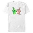 thumbnail image 1 of Men's Wicked Elphaba and Glinda Hands  Graphic T-Shirt, 1 of 5
