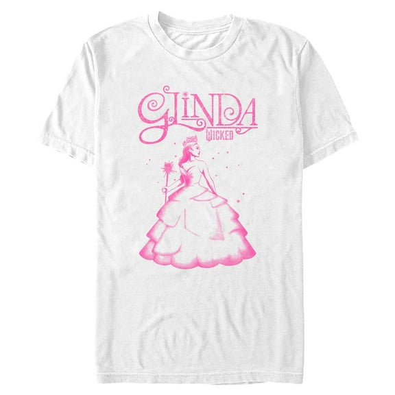Men's Wicked Glinda Distressed Graphic T-Shirt